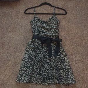 Semi-Formal cheetah dress from Delia’s size 1